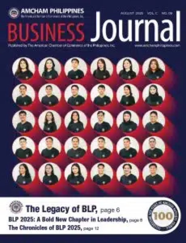 Cover of the AmCham Business Journal featuring the Business Leadership Program
